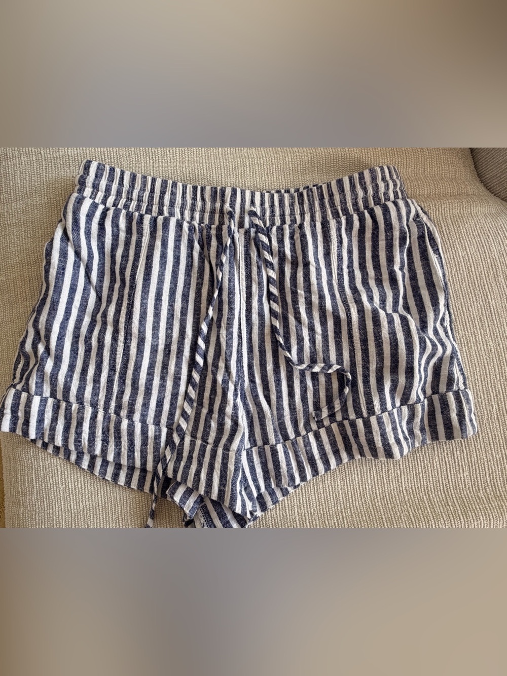 Bundle Universal Thread Women's Linen-Blend Drawstring Shorts - Picture 6 of 10